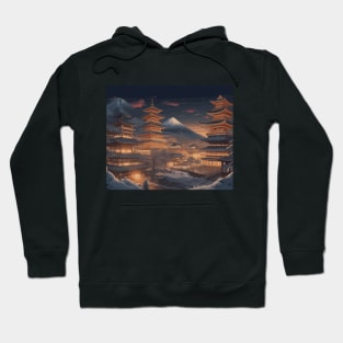 Enchanted Winter Pagoda Hoodie